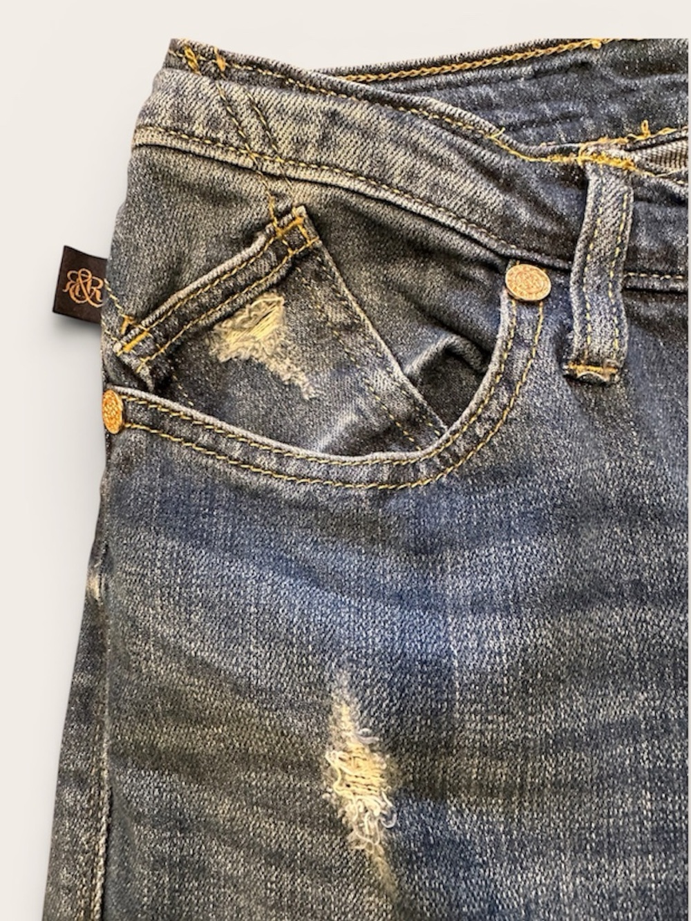 Rock & Republic Kasandra Straight Leg Jeans Women’s Size 8 Medium Wash Stretch - Picture 5 of 9